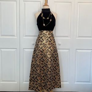 Vintage hand made floor length skirt